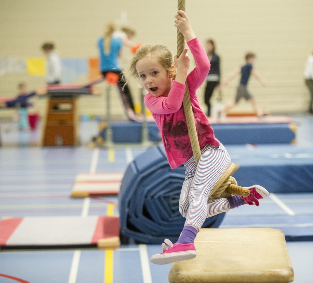 Op scholen waar opgeleide gymleerkrachten lesgeven, bewegen leerlingen beter. Ook gymmen buiten schooltijd helpt mee, zoals hier bij gymnastiekvereniging HGV. FRANS NIKKELS Op scholen waar opgeleide gymleerkrachten lesgeven, bewegen leerlingen beter. Ook gymmen buiten schooltijd helpt mee, zoals hier bij gymnastiekvereniging HGV. FRANS NIKKELS