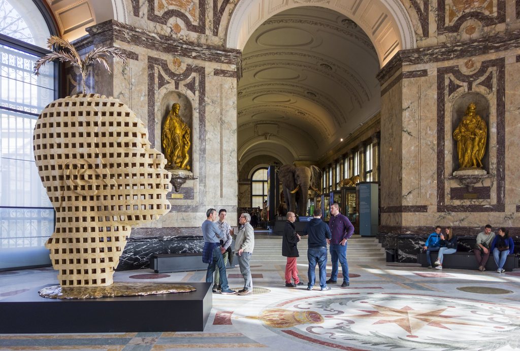 Na een jarenlange renovatie en heroriëntering ging het AfricaMuseum in Tervuren eind vorig jaar weer open. BELGA/BELPRESS