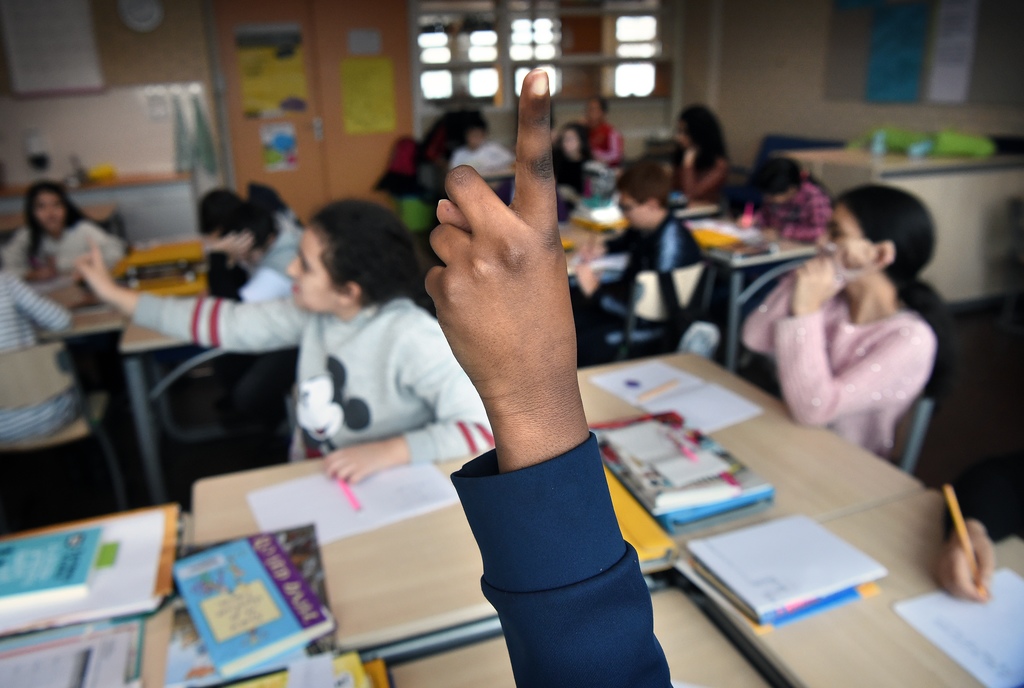 Op de Lukasschool in Utrecht zitten louter kinderen van allochtone afkomst. Segregatie wordt alleen maar erger. Foto Marcel van den Bergh / de Volkskrant